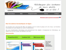 Tablet Screenshot of e-presse.ca